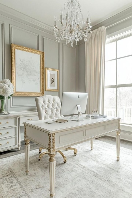 جدیدترین دکوراسیون اتاق مدیریت به سبک کلاسیک