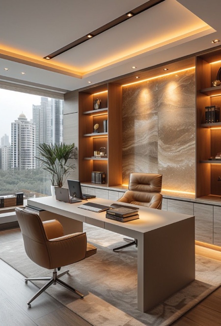 دکوراسیون اتاق مدیریت کلاسیک