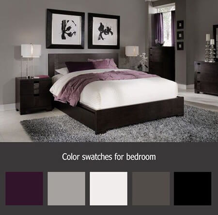 رنگ برای اتاق خواب,رنگ صورتی چرک برای اتاق خواب