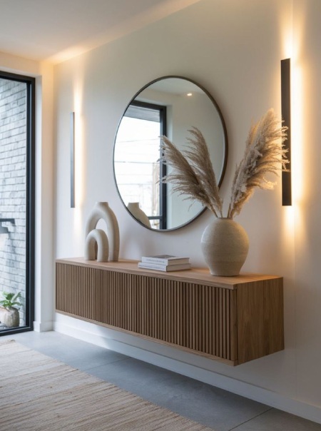 تزیین میز کنسول