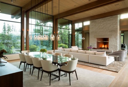 ویژگی های اصلی سبک معاصر چیدمان بخش های مختلف خانه به سبک معاصر