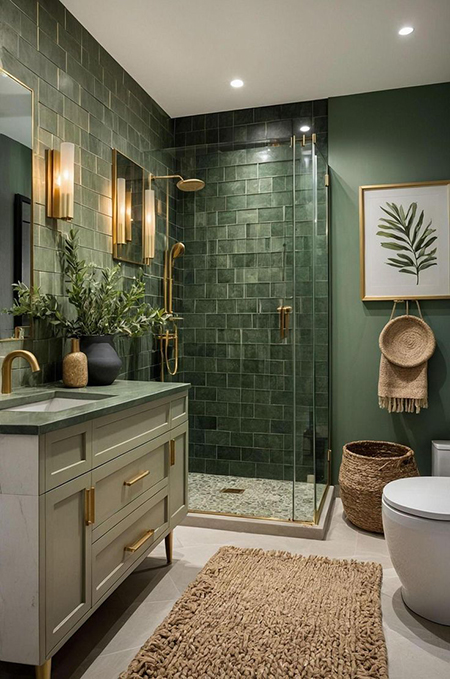 دلایل پرهیز از استفاده از رنگ های سرد در حمام رنگ های مورد استفاده در حمام