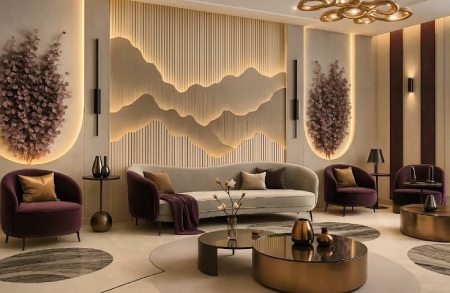 دیوارپوش های خلاقانه برای سالن پذیرایی دیوارپوش های خلاقانه برای سالن پذیرایی