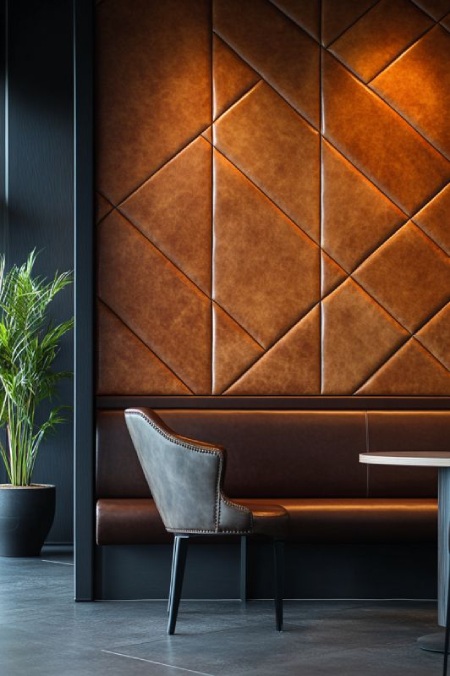 دیوارپوش های پارچه ای و چرمی دیوارپوش های سه بعدی