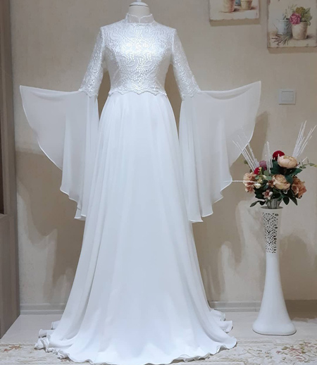 مدل لباس فرمالیته عروس, لباس برای فیلمبرداری عروس در فضای باز