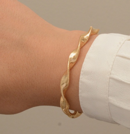 انواع دستبند طلا کشی