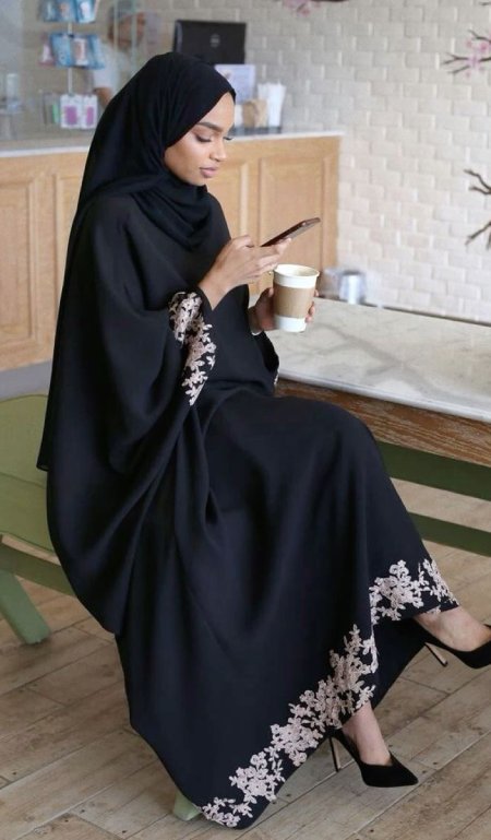 جدیدترین مدل مانتو بلند مشکی