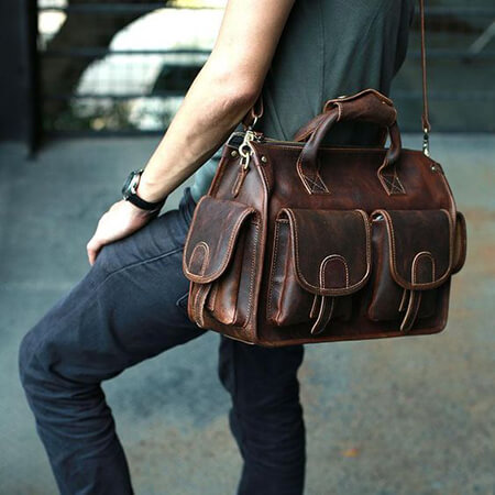 طراحی کیف دوشی مردانه,کیف دوشی مردانه چرم,شیک ترین مدل های کیف دوشی مردانه