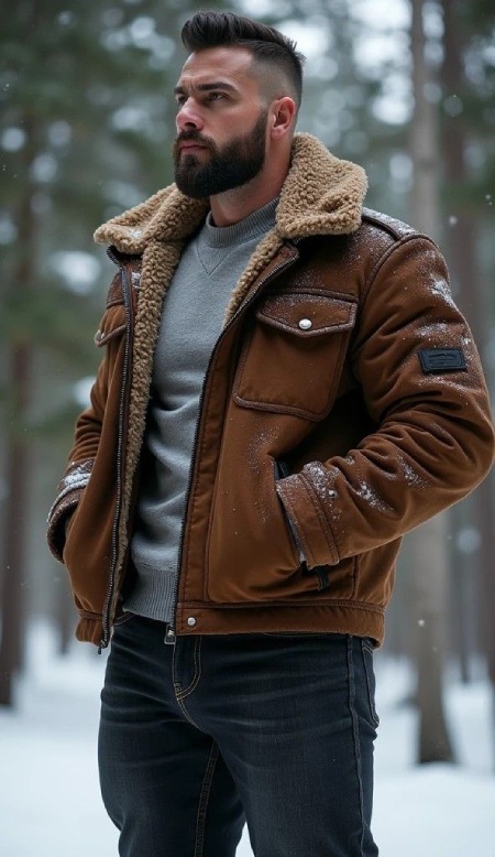 مدل کاپشن های چرم بوفالو مردانه مدل کاپشن چرم بوفالو مردانه