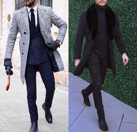 تیپ زمستانی مردانه, مدل لباس مردانه