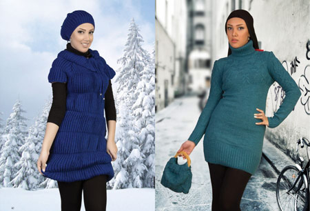 مدل تونیک های بافت,مدل لباس زمستانی 2014
