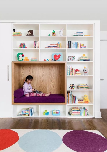  شیک ترین کتابخانه کودکان,مدل کتابخانه کودکان 