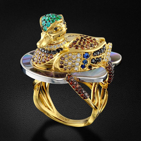مدل انگشترهای جواهر,انگشتر به شکل حیوانات