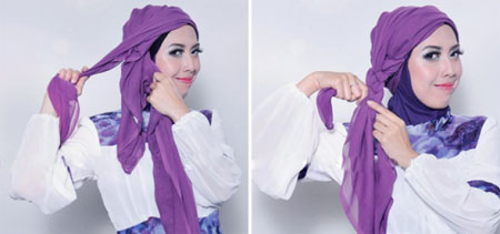 آموزش بستن شال و روسری ایرانی,آموزش رایگان بستن شال و روسری,آموزش مدل های بستن شال و روسری