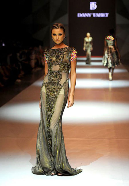مدل لباس شب لبنانی 2015,طراحی لباس لبنانی Dany Tabet