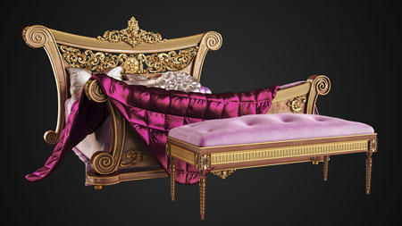 مدل تخت های سلطنتی, دکوراسیون و چیدمان سرویس خواب
