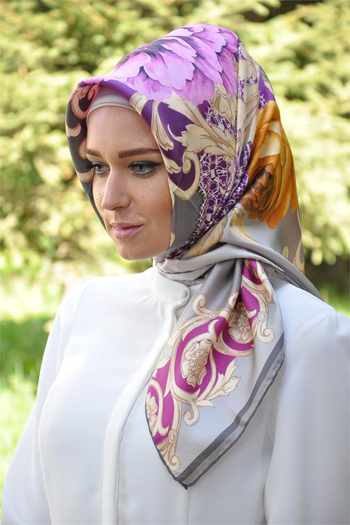 روسری ابریشمی ترک, شیک ترین مدل روسری