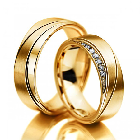 مدل حلقه های جفتی نامزدی, حلقه های جفتی عروس و داماد