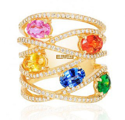 جواهرات رنگارنگ effy jewelry, لوکس ترین جواهرات برند effy jewelry
