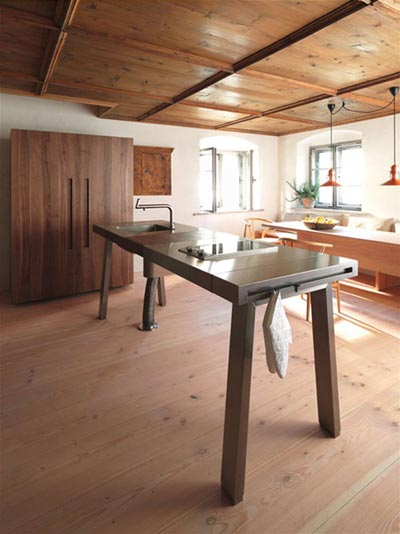آشپزخانه سنتی,طراحی آشپزخانه سنتی قابل حمل
