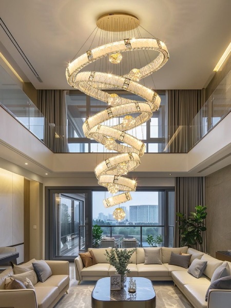 مدل لوسترهای مدرن برای سقف های بلند شیک ترین لوسترهای مدرن برای سقف های بلند