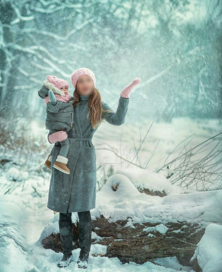 مدل ست های پالتو مادر و دختر, ست پالتوهای زمستانه مادر و دختر, نمونه هایی از ست پالتو زمستانه مادر و دختر