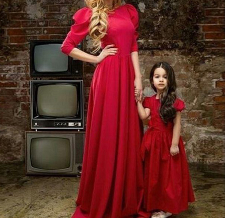 مدل لباس مجلسی مادر و دختر, جدیدترین ست لباس مجلسی مادر و دختر