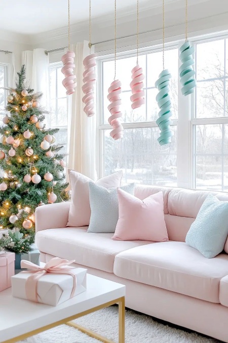 نکته هایی برای استفاده از رنگ های پاستلی در دکوراسیون زمستانی