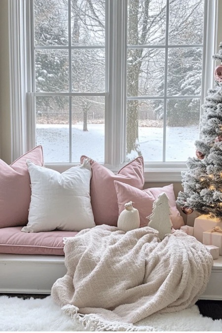 نحوه استفاده از رنگ های پاستلی در دکوراسیون زمستانی