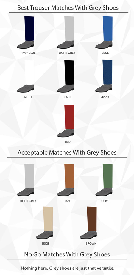طرز ست کردن با کفش خاکستری, بهترین رنگ ها برای ست با کفش خاکستری