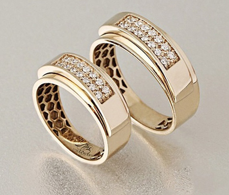 مدل حلقه های بدون نگین,مدل طلا و جواهرات نامزدی