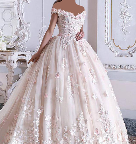 لباس عروس آستین دار, طراحی لباس عروس