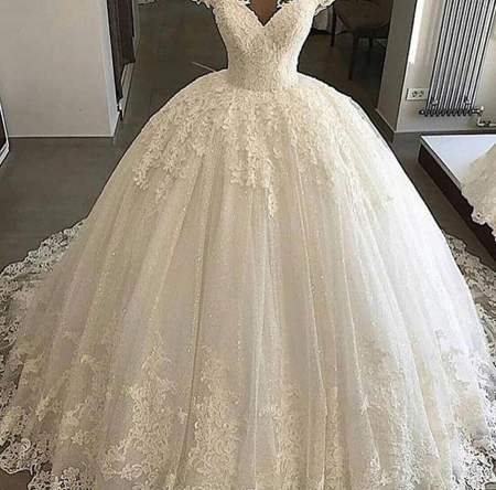 لباس عروس کارشده,جدیدترین مدل لباس عروس