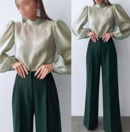 جدیدترین مدل شومیز زنانه یقه ۳ سانت