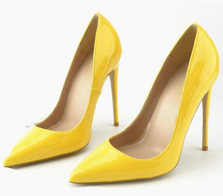 شیک ترین کفش های زرد, طراحی کفش های زرد