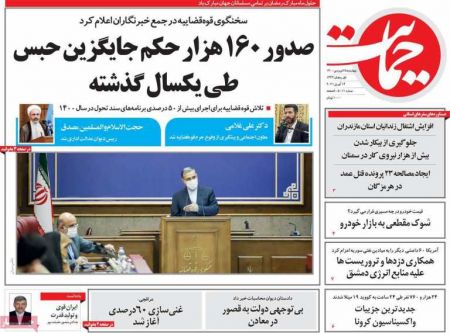 عناوین روزنامه ها, روزنامه های امروز عناوین روزنامه ها, روزنامه های امروز