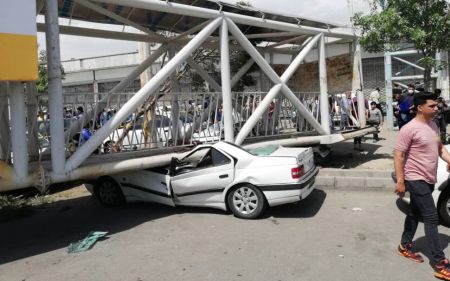سقوط پل هوایی ،اخبارحوادث،خبرهای حوادث سقوط پل هوایی,اخبار حوادث,خبرهای حوادث