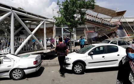 سقوط پل هوایی ،اخبارحوادث،خبرهای حوادث سقوط پل هوایی,اخبار حوادث,خبرهای حوادث