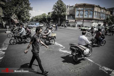 عکس خبری،تهران به رنگ قرمز کرونایی عکس خبری،تهران به رنگ قرمز کرونایی
