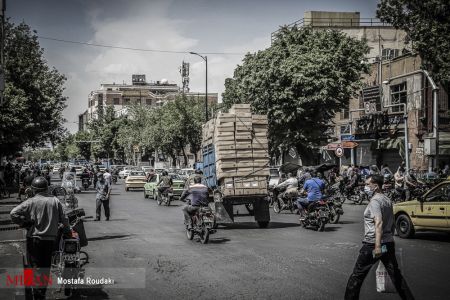 عکس خبری،تهران به رنگ قرمز کرونایی عکس خبری،تهران به رنگ قرمز کرونایی
