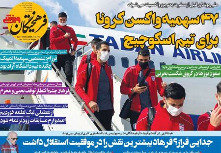  روزنامه های ورزشی