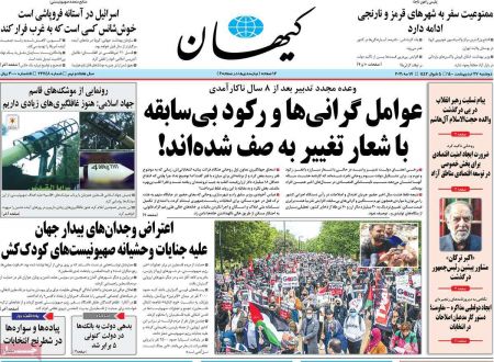 عناوین روزنامه ها, روزنامه های امروز عناوین روزنامه ها, روزنامه های امروز
