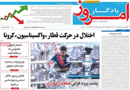 عناوین روزنامه ها, روزنامه های امروز عناوین روزنامه ها, روزنامه های امروز