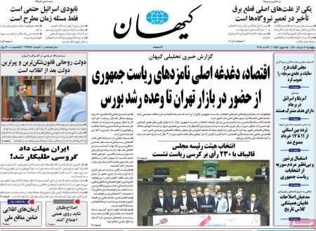 عناوین روزنامه ها, روزنامه های امروز عناوین روزنامه ها, روزنامه های امروز