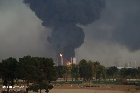 عکس خبری،آتش سوزی در پالایشگاه تهران عکس خبری،آتش سوزی در پالایشگاه تهران