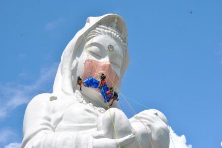 ماسک سفارشی برای الهه غول‌پیکر بودا در ژاپن،اخبار گوناگون،خبرهای گوناگون