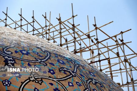 مرمت گنبد شیخ لطفالله ،اخباراجتماعی ،خبرهای اجتماعی مرمت گنبد شیخ لطفالله ,اخبار اجتماعی ,خبرهای اجتماعی