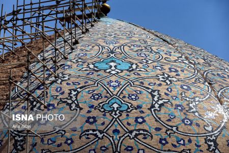 مرمت گنبد شیخ لطفالله ،اخباراجتماعی ،خبرهای اجتماعی مرمت گنبد شیخ لطفالله ,اخبار اجتماعی ,خبرهای اجتماعی