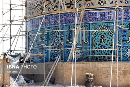 مرمت گنبد شیخ لطفالله ،اخباراجتماعی ،خبرهای اجتماعی مرمت گنبد شیخ لطفالله ,اخبار اجتماعی ,خبرهای اجتماعی