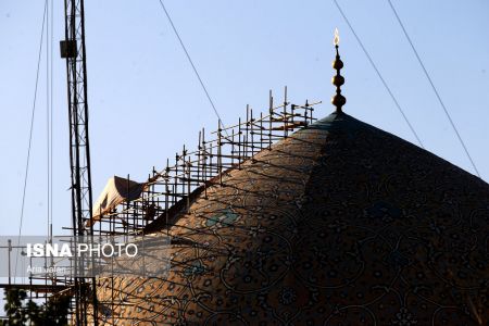 مرمت گنبد شیخ لطفالله ،اخباراجتماعی ،خبرهای اجتماعی مرمت گنبد شیخ لطفالله ,اخبار اجتماعی ,خبرهای اجتماعی